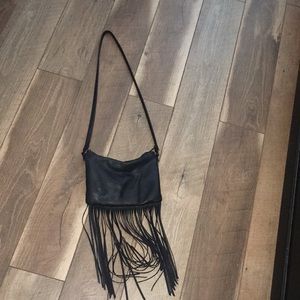 Black fringe h&m crossbody